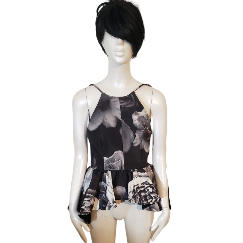 Cameo High Low Peplum Top Size L